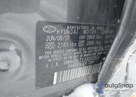 2018 Hyundai Elantra Gt из США, поврежденный, VIN KMHH35LE1JU020357